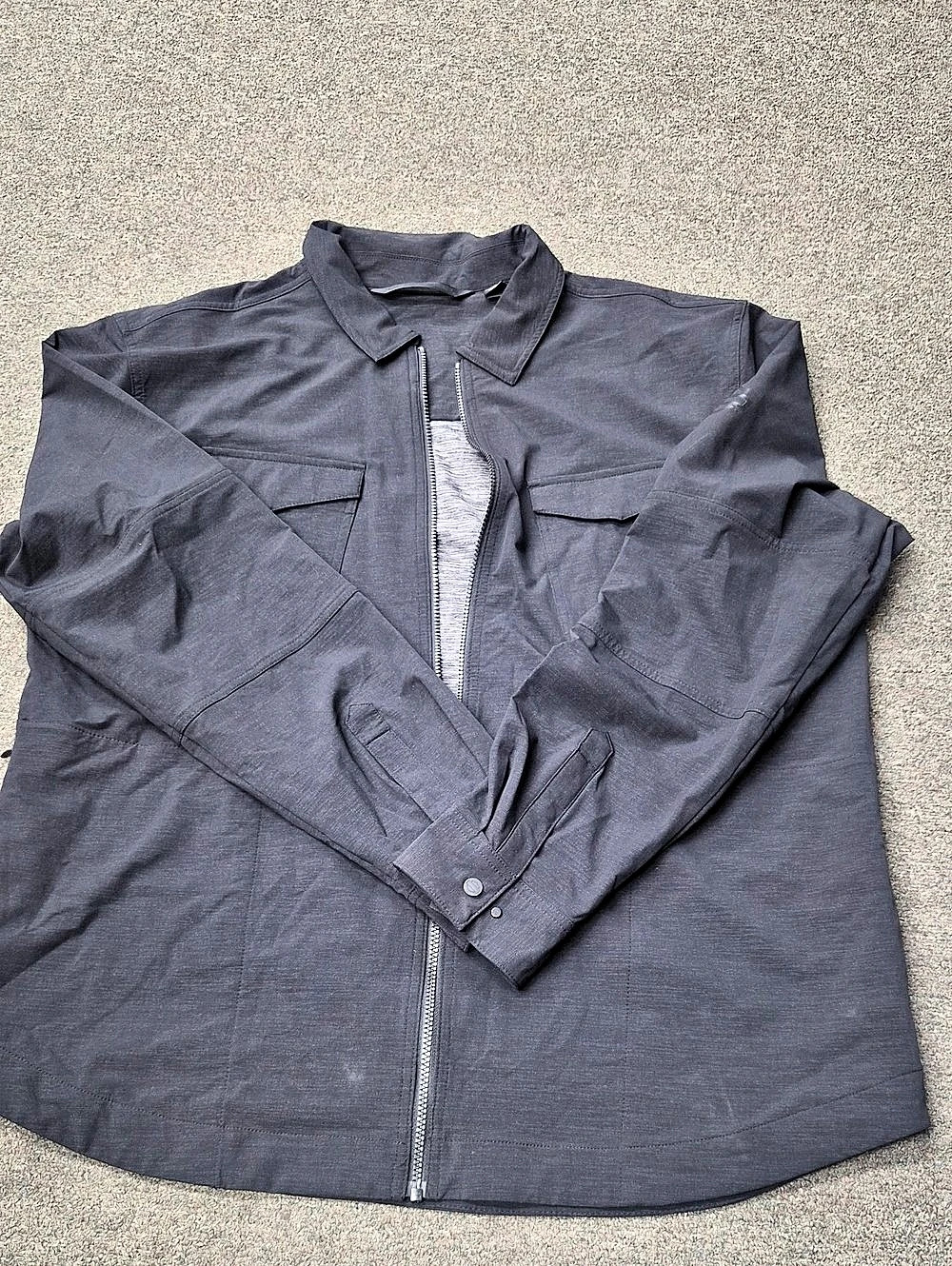 Harley-Davidson Men's Lightweight Gray Jacket Size 2XL